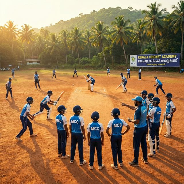 MCC players in training session